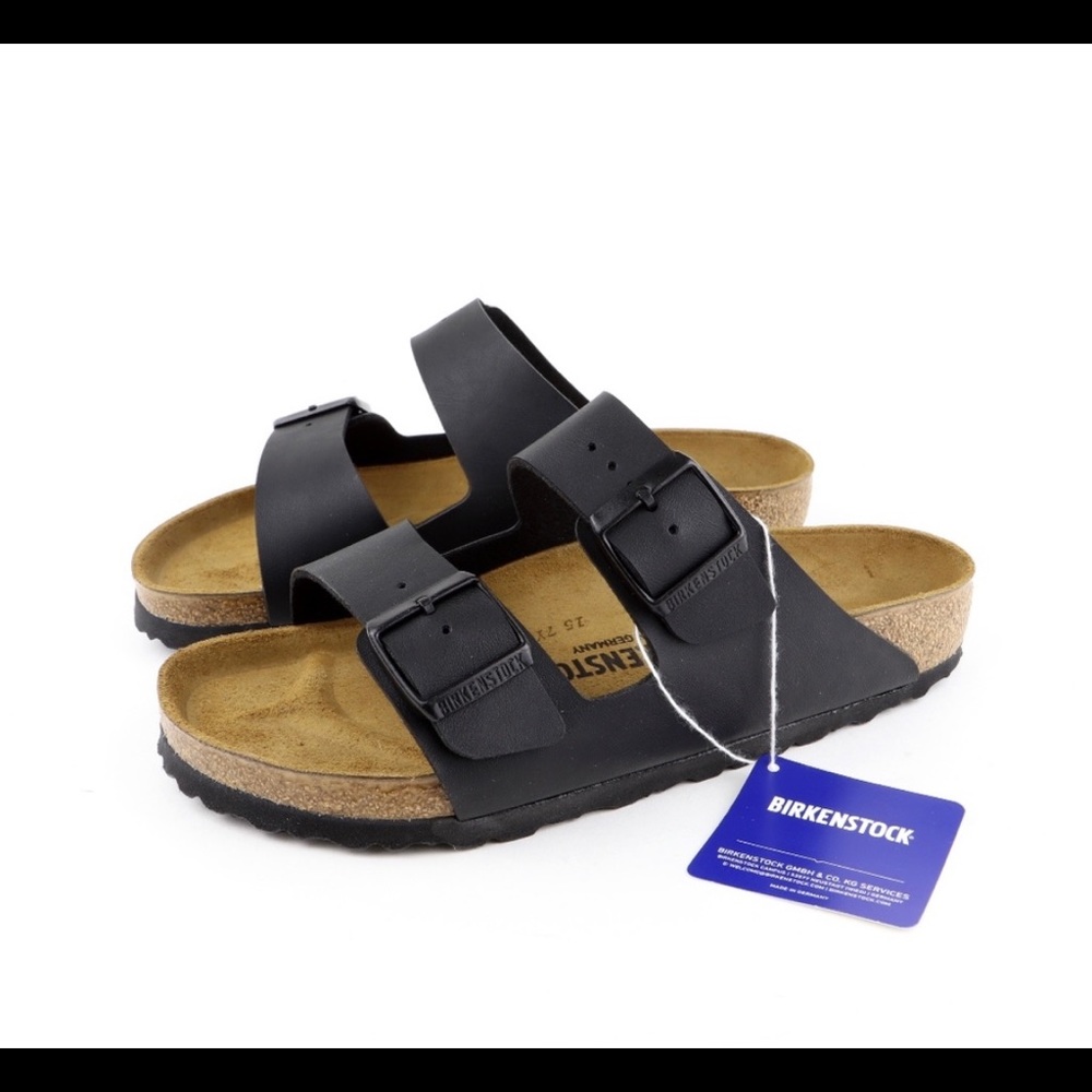 Birkenstock NWT and box black Arizona